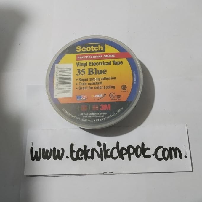 Miliki Isolasi Listrik Warna 3M Lakban Lakban Vinyl Listrik Biru 1250 Volt