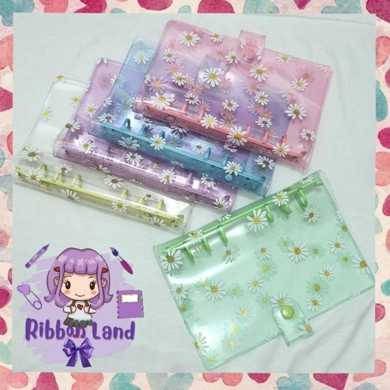 

NEW A5 A6BINDER DAISY COVER RING WARNA BIG PRINT DAISY GOOD PRODUK SIAP KIRIM