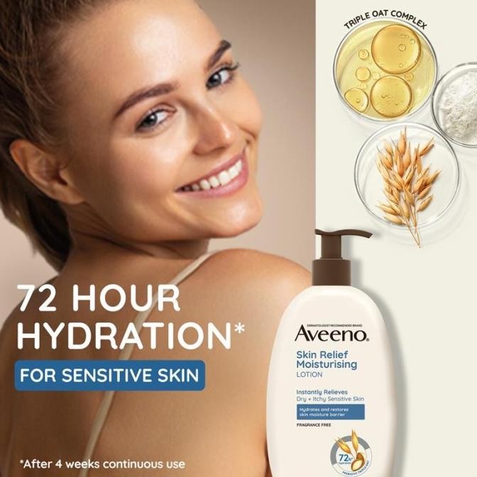 Aveeno Daily Moisturising Lotion SKIN RELIEF 1 Liter 1000ml