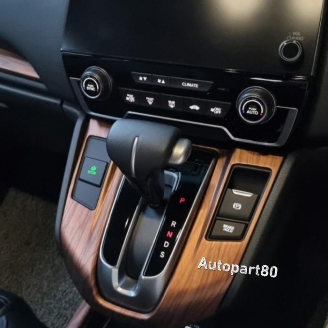 // Honda CRV Turbo 2017 2018 Cover Gear Trim Panel Wood Style //