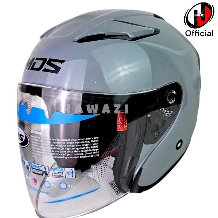 Helm Mds Voltus Solid | Helm Half Face Single Visor Suport Intercom | Model Kyt Kyoto - Motorcycle S