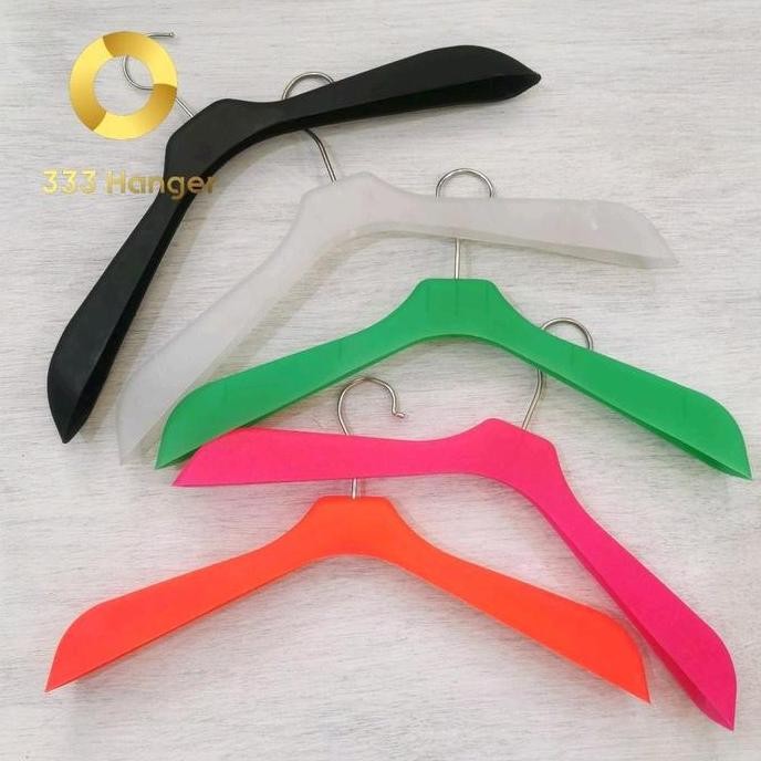 Hanger / Gantungan Baju Jas Hitam (2 Lusin)
