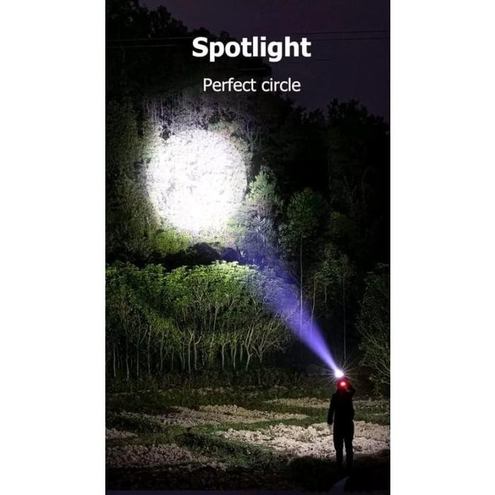 Senter Kepala Led X70 Cahaya Kuning Jarak 1000 Meter Bisa Di Cas Double Baterai Original Dan Terperc