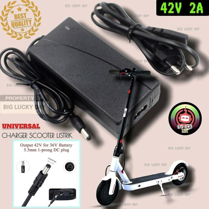 Charger 36V Lithium Output 42V 2A Scooter Listrik Cas Casan Sparepart Co