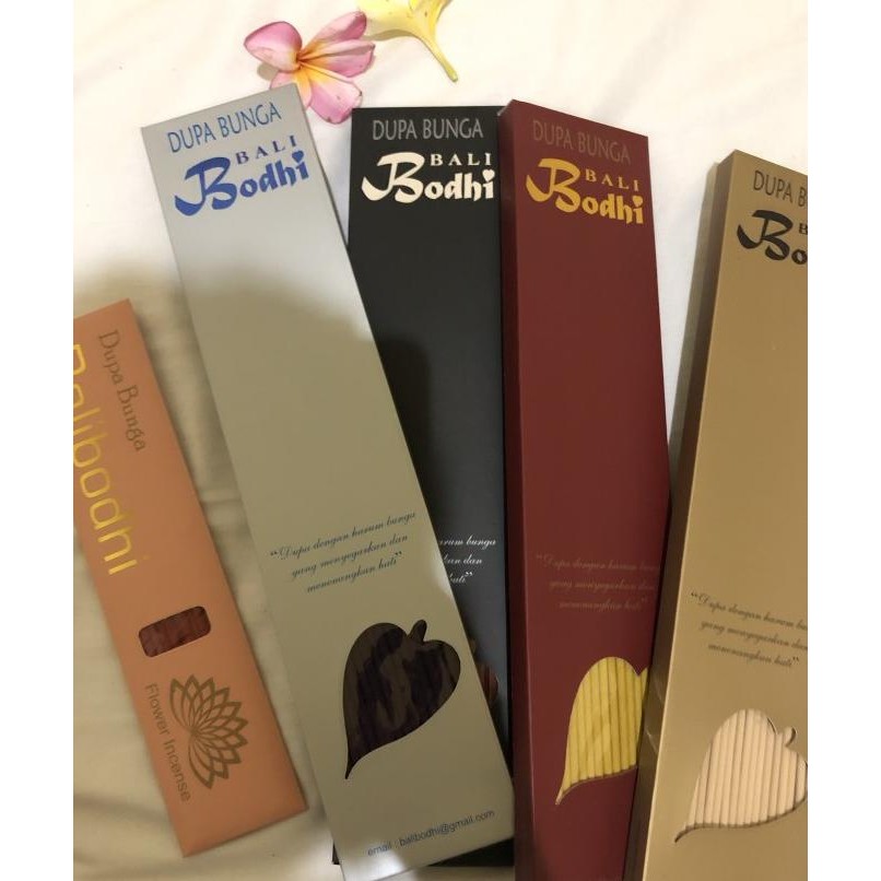 TERBARU - Paket Hemat Dupa Bali Bodhi / Flower Incense /4 Exlusive Box free mini
