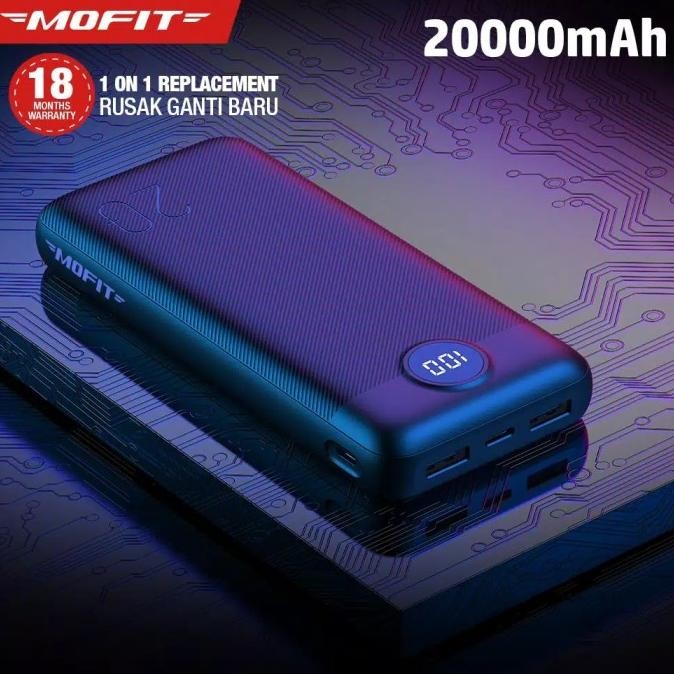 Powerbank Mofit M29 20000 mAh Fast Charge 2.4A