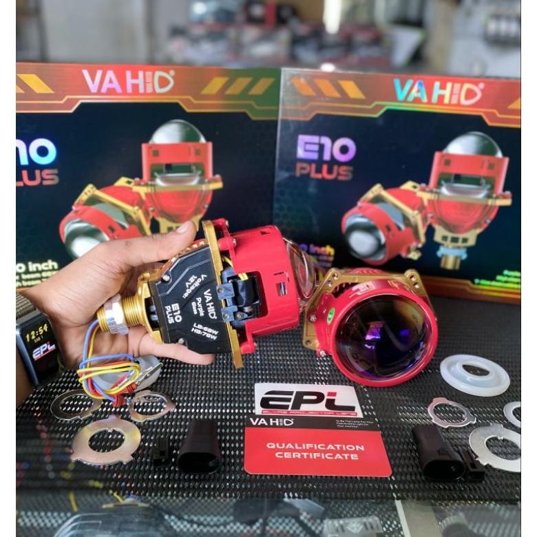 PROJIE PROJECTOR BILED VAHID E10 PLUS 3 INCH 24 VOLT BLUELENS 78W KEMBARAN E10 GX10