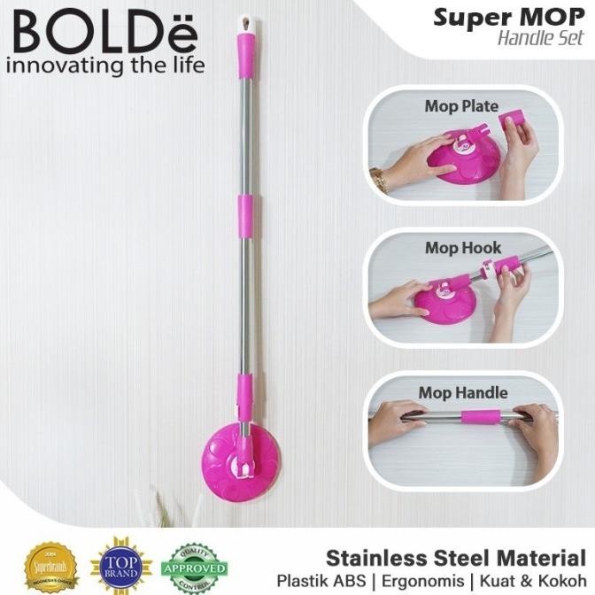 Tongkat Alat Pel BOLDe Handle sets Super MOP Tongkat Pel Gagang