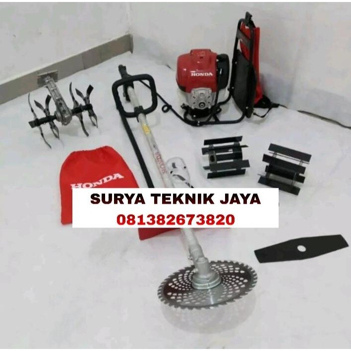 Mesin potong rumput 4  tak merk Honda komplit matau pisau