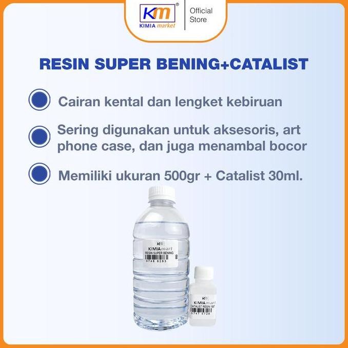 

ready !!! Resin Super Bening 500gr + Catalis 30ml / Resin Aksesoris / Resin Jernih / Resin Phone Case / Resin DIY