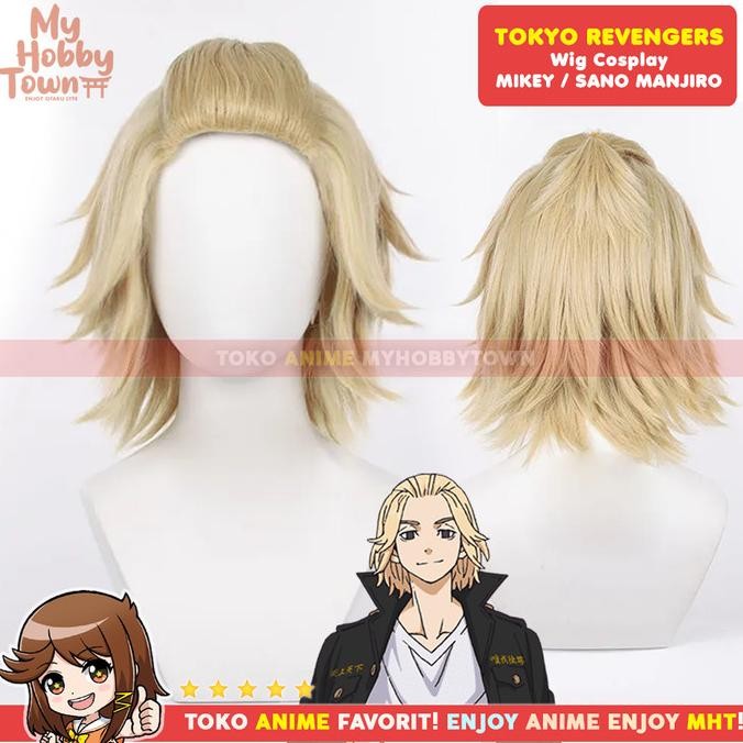 Wig Cosplay Anime Tokyo Revengers : Sano Manjiro Mikey