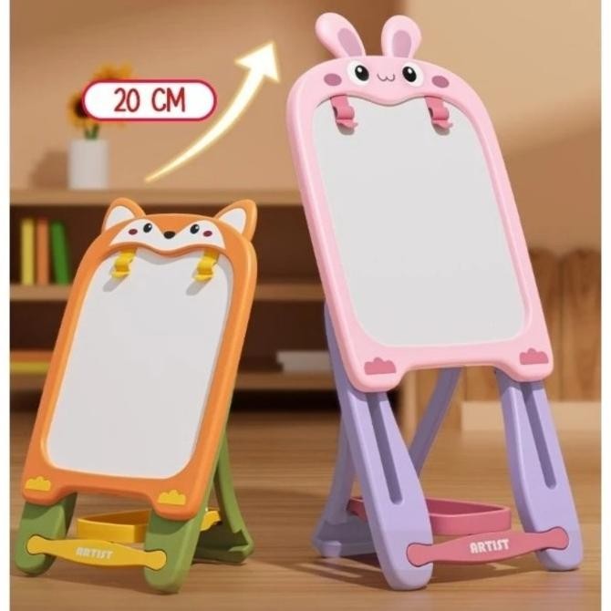 

Mainan Edukasi Anak Papan Tulis 2In1 / White Board Black Board Jumbo Co