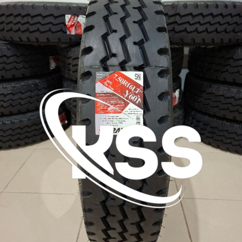 BAN TRUK CANTER 750-16 BAN KAWAT 14PR ON/OFF ROAD UKURAN 7,50 R16 LT MITSUBISHI PS110 125 136
