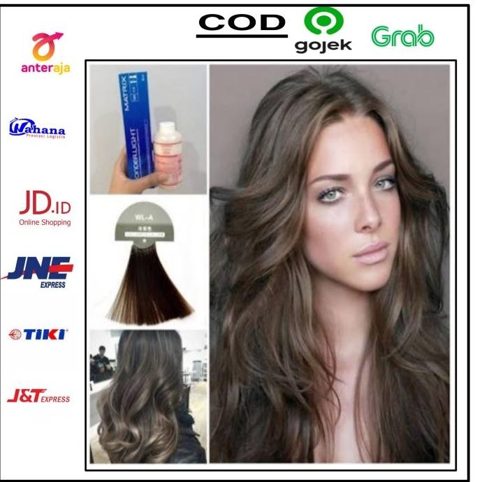 matrix wonder light WL-A cool ash + oxidant, pewarna rambut