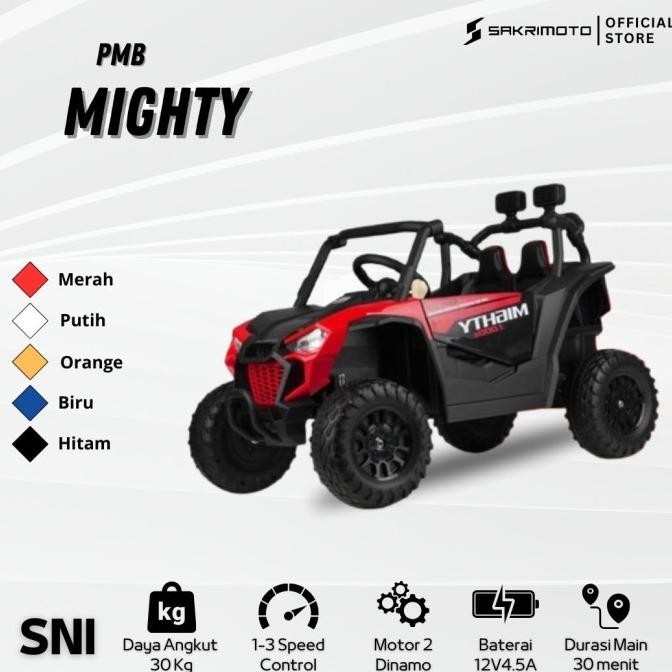 Mainan Mobil Aki Anak Jeep Mighty 1000 Jumbo Xtreme Co