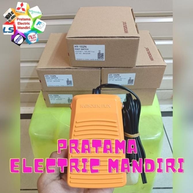 Hanyoung Nux Foot Switch Hy-102 New 10A Hy-102N Hy102 Hy102N - Asli