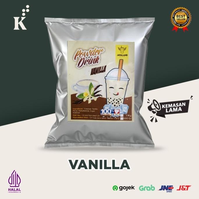 

Spesial Promo/ Bubuk Minuman Bubble Powder Drink Rasa Vanilla Original Javaland 1Kg [Terlaris/Terbaru/Recommended]