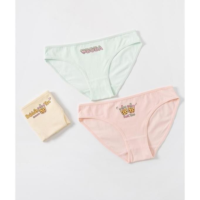 Murah Young Hearts Panty Pack Bubble Tea Mini Y20-3G0937Mix
