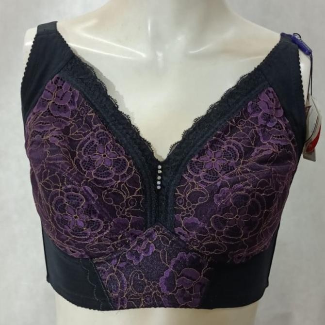 Grosir 200825-Cynthia Bra Semi Torso Tanpa Kawat Busa Tipis Kait 5 New