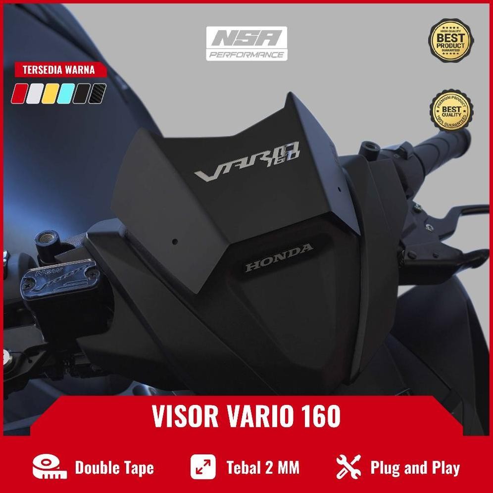 NSA Visor Vario 160 CBS Visor Windshield Vario 160 CBS AKsesoris Vario 160 CBS