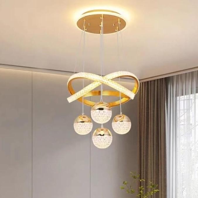 Lampu Gantung Kristal Lampu Plafon Minimalis