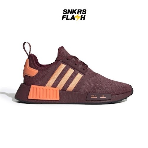 ADIDAS Nmd R1 Shadow Red Beam Orange Sepatu Sneakers Wanita - HP2822 - Size 38