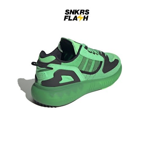 ADIDAS Zx 5K Boost Green Sepatu Sneakers Pria - GV7699 - Size 42.7