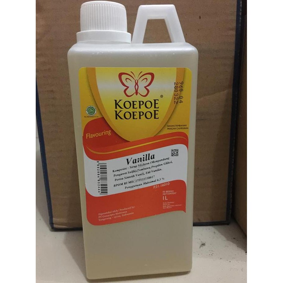 

Sale Pasta Vanilla Koepoe Koepoe Vanili Kupu Kupu 1 Liter