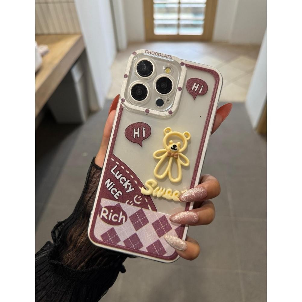 Ss111 Case For Xiaomi Redmi Note 7 8 9 10 Pro 4G 5G 11 Poco X3 M4 Pro Sweet Rich Bear Softcase Casin