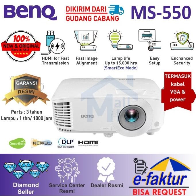 PROYEKTOR BENQ MS-550 BENQ MS550