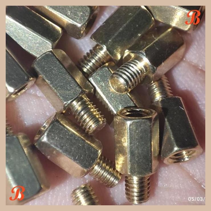 [SRP] Baut Dudukan motherboard Pc 6 + 4mm komputer PC M3 Hex spacer