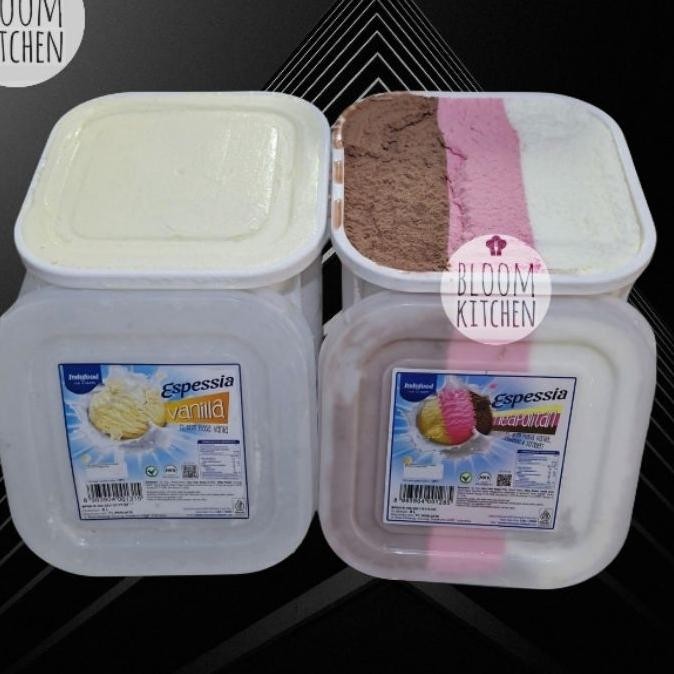 

Indofood Ice Cream 8 Liter Indo E Rim Erim Epeia Vanila Neapolitan 8Liter