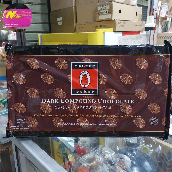 

Murah Dark Compound Chocolate Tulip Master Baker 1 Karton Khusus Grab Gojek