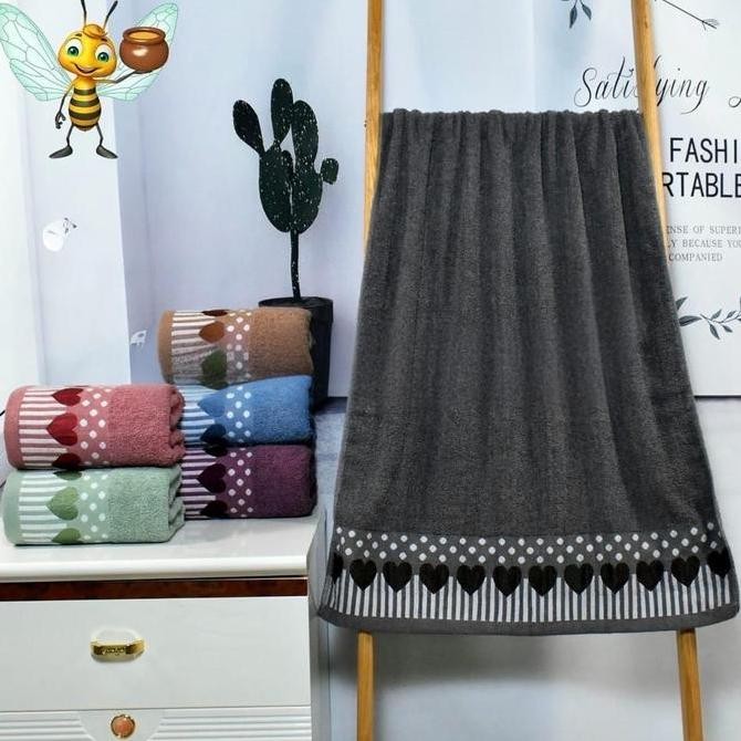 JH Handuk Sarang Lebah Motif uk 50x100 / Handuk Tanggung Termurah