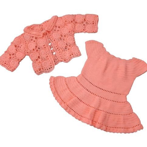 TERMURAH - Dress Rajut Bayi HAND MADE Atasan dan Bawahan