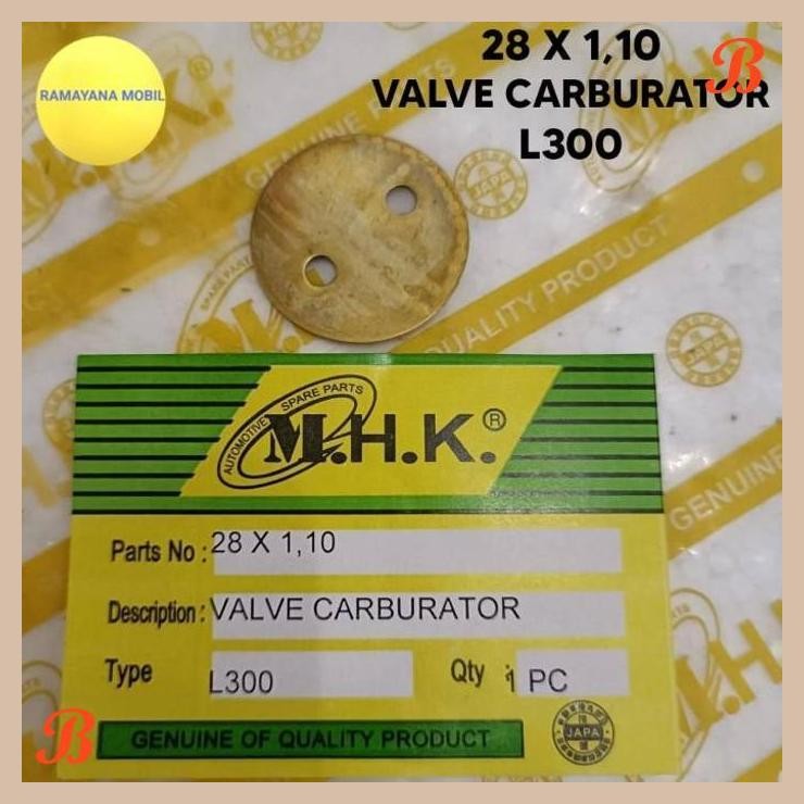 [RNM] Koin gobangan Valve Carburator Karburator 28x1,10 C28 , Colt L300, T120, F61, G11