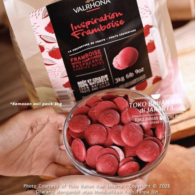 

Sale Valrhona Inspiration Raspberry Framboise 1Kg Chocolate Couverture Coin