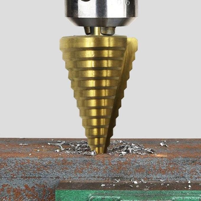 ready  Mata Bor Pagoda 4-42mm SP / Titanium HSS Drill Besi Kerucut Cone Hole murah