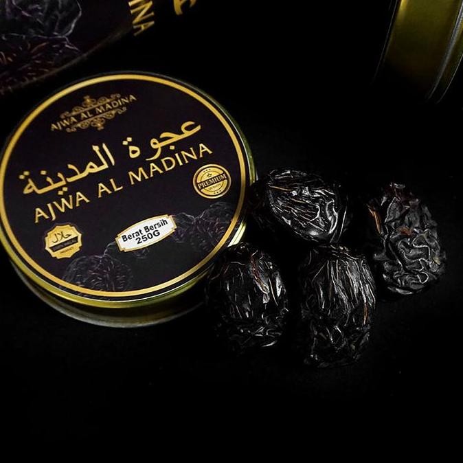 

Murah Kurma Ajwa Kaleng 250Gr Ajwa Al Madina Ajwa Nabi Kemasan Premium