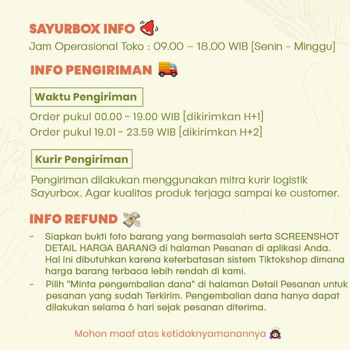 

Promo Mangga Harum Manis (1Kg) Sayurbox