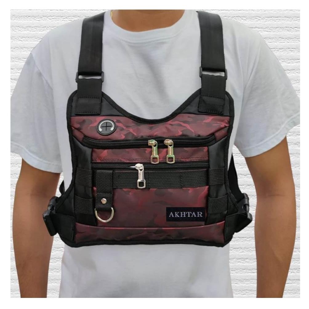 TAS DADA PRIA TERBARU 2022 ANTI AIR TAS DEPAN DADA TACTICAL ARMY MURAH TAS HOLDER HP MOTOR WATERFOOP