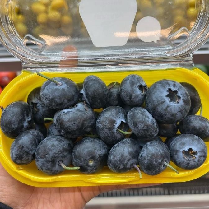 

Grosir Buah Blueberry Super Jumbo Size 24+ Berat 200 Grm