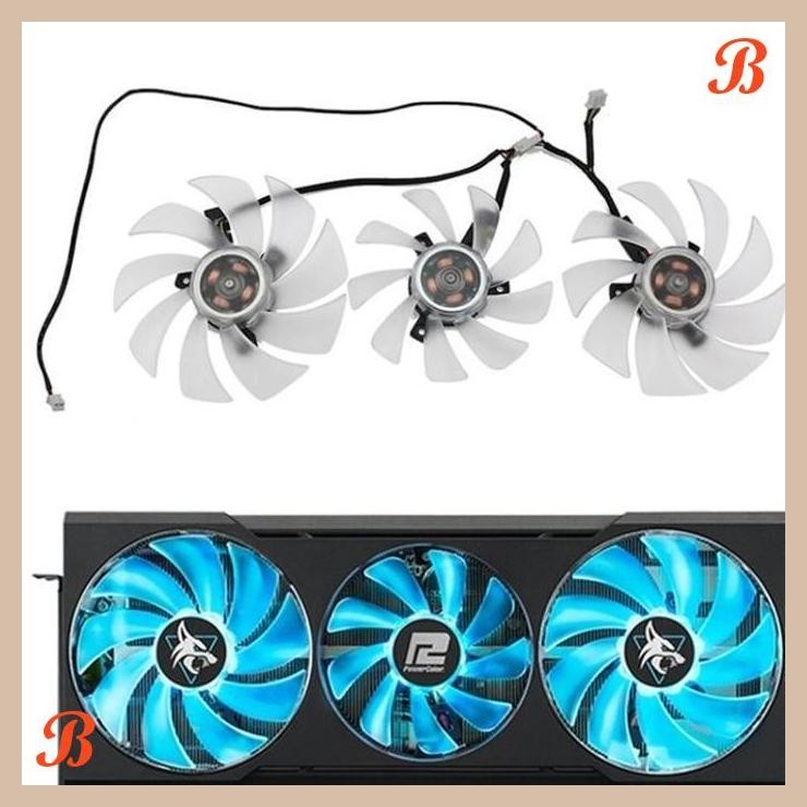 [SRP] Fan Kipas vga Powercolor RX 6700 xt HELLHOUND 85mm 95mm 4pin