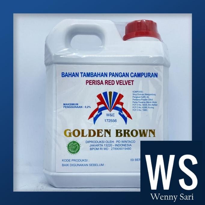 

Promo Pasta Golden Brown Red Velvet 1 Liter