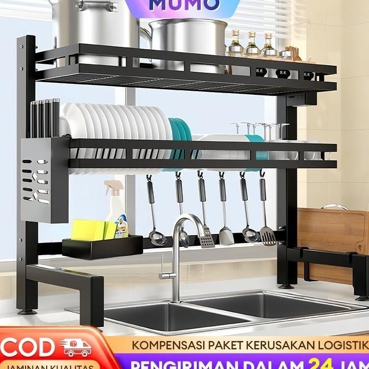 Rak Piring Wastafel Rak Wastafel Dapur Rak Cuci Piring  Rak Dapur Stainless steel