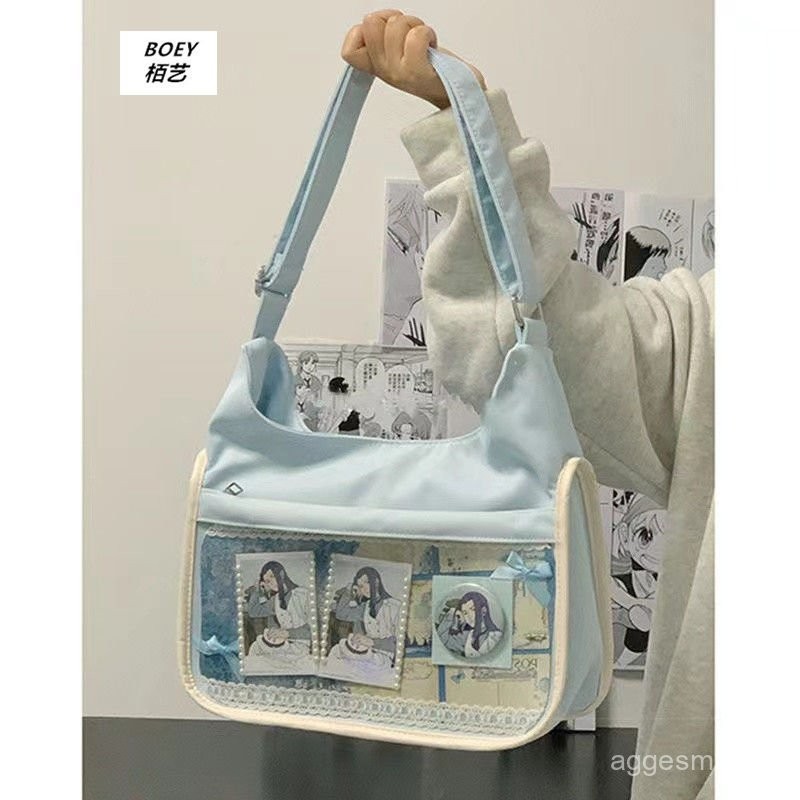Pvc Bag Tas Konser Tas Kpop Tas Korea tas transparan selempang wanita/Tas PVC Transparan Sling Bag