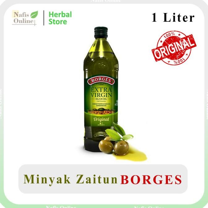 

Murah Minyak Zaitun Borges 1 Liter Extra Virgin Olive Oil Original Botol Kaca