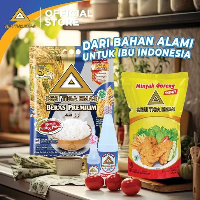 

Promo Minyak Goreng Segi Tiga Emas 2 Liter - Twinpack