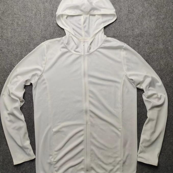 Jaket GU By Uniqlo Woman Running Stretch Putih 1807 (Clearance Sale) DU161232