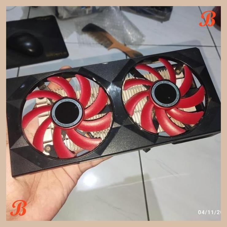 [SRP] 1 set Fan Vga XFX RX 560 550 RX 460 heatsink casing 85mm 4pin